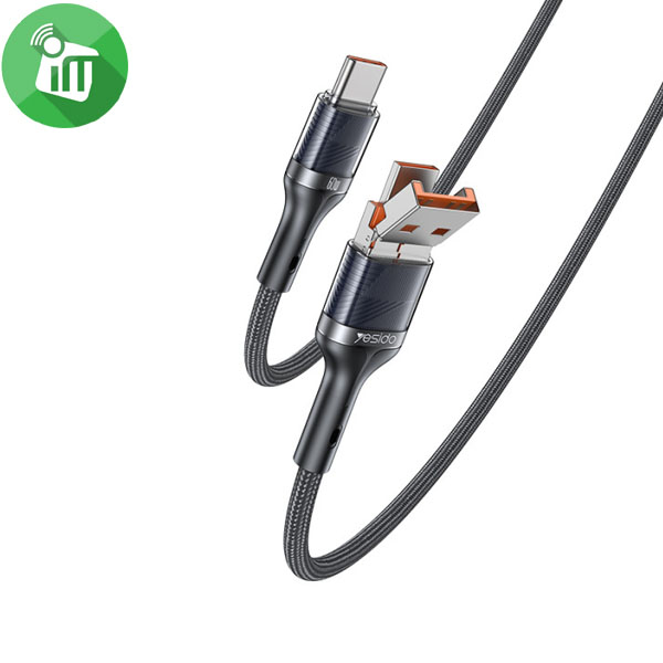 Yesido CA165C 2in1 60W USB-A/Type-C To Type-C Data Braided Cable (1.2m)