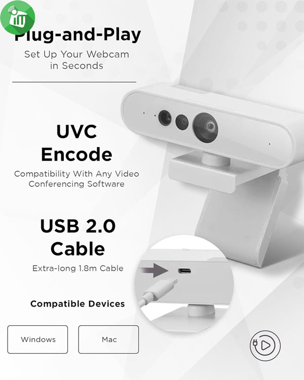 Lenovo 510 FHD 1080P Webcam