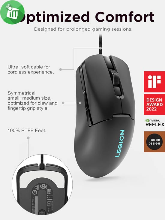 Lenovo Legion M300s RGB Gaming Wired Mouse