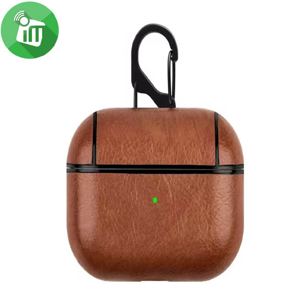 Pod Pocket Leather Cover Airpods 4 with Keychain - Image 4