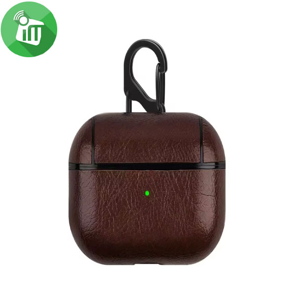 Pod Pocket Leather Cover Airpods 4 with Keychain - Image 3