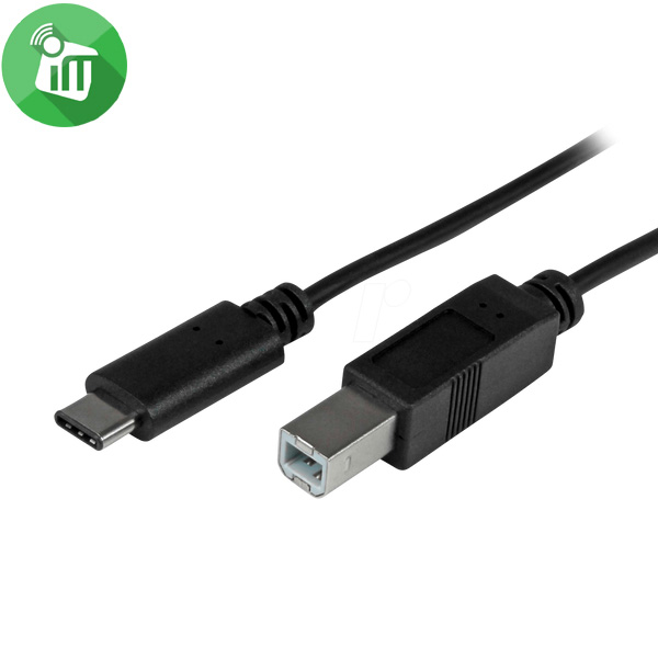 Type-C to USB 2.0 BM Printer Cable 2M