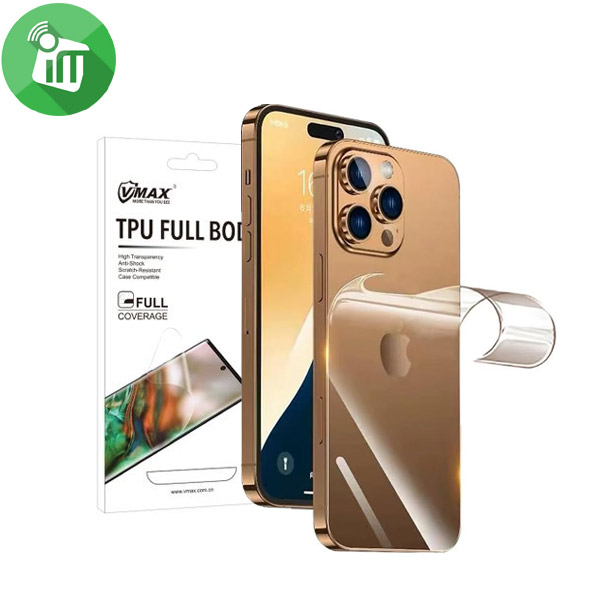 VMAX Invisible Film 5.0 Back TPU Screen Protector iPhone 16 Pro