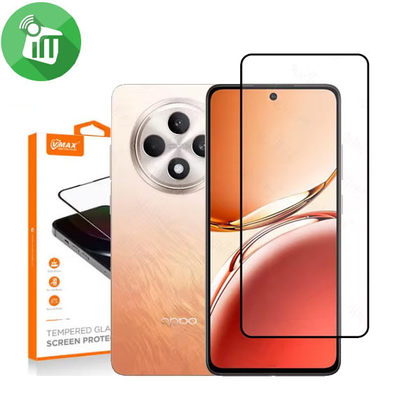 Vmax 2.5D Full Glue Full cover Glass Screen Oppo Reno12 F 5G4G Oppo F27 5G