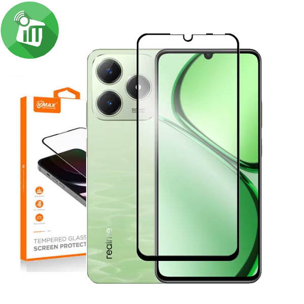 Vmax 2.5D Full Glue Full cover Glass Screen Realme C63 4GRealme C61 4G