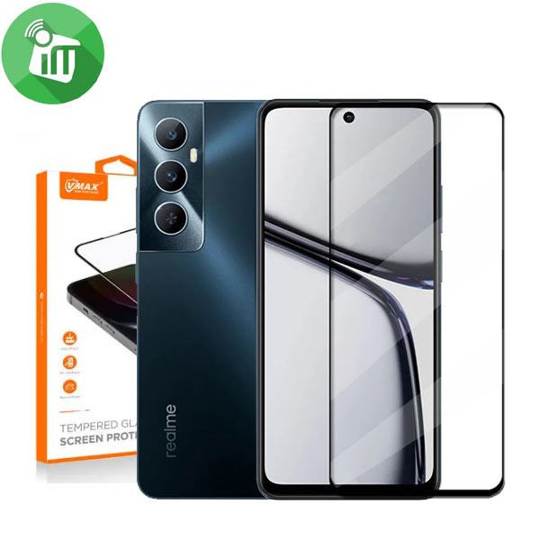 Vmax 2.5D Full Glue Full cover Glass Screen Realme C65 4G