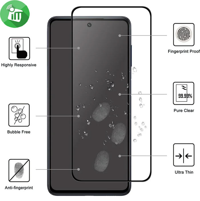 Vmax 2.5D Full Glue Full cover Glass Screen Samsung Galaxy S25