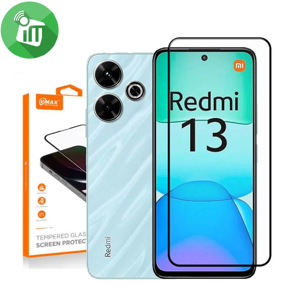 Vmax 2.5D Full Glue Full cover Glass Screen Xiaomi Redmi 13 4G5G