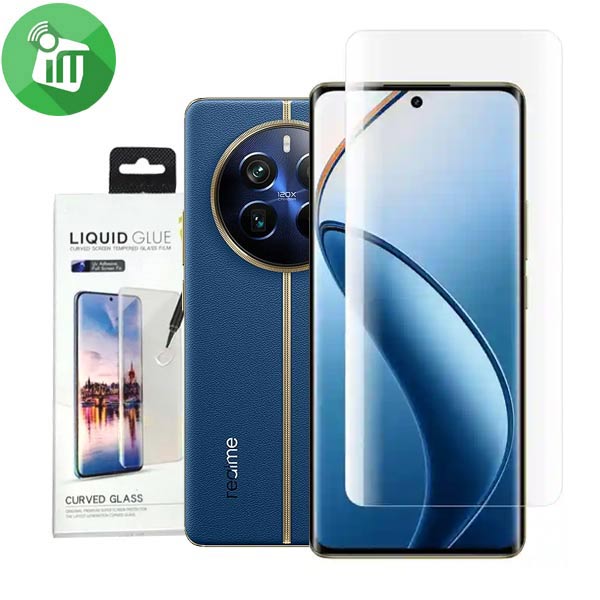 Vmax UV Curved Glass Screen Protector Realme P1 ProRealme 12 Pro12 Pro Plus
