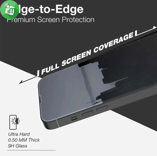 X-Doria Raptic Glass Privacy Screen Protector iPhone 16 Pro Max