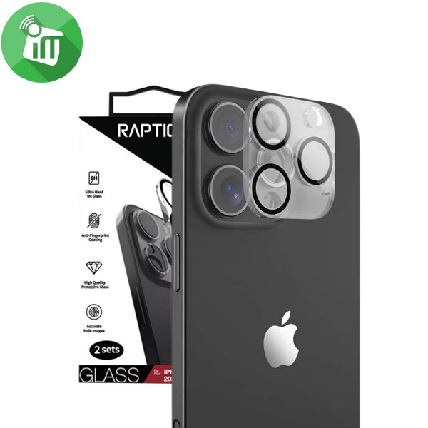 X-doria Raptic Glass Camera Protector iPhone 16 Pro16 Pro Max (2 Sets)