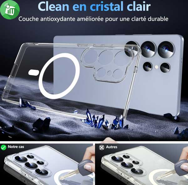 Xundd Ultra-thin PC MagSafe Series Lens Protection Case Samsung Galaxy S25 Ultra