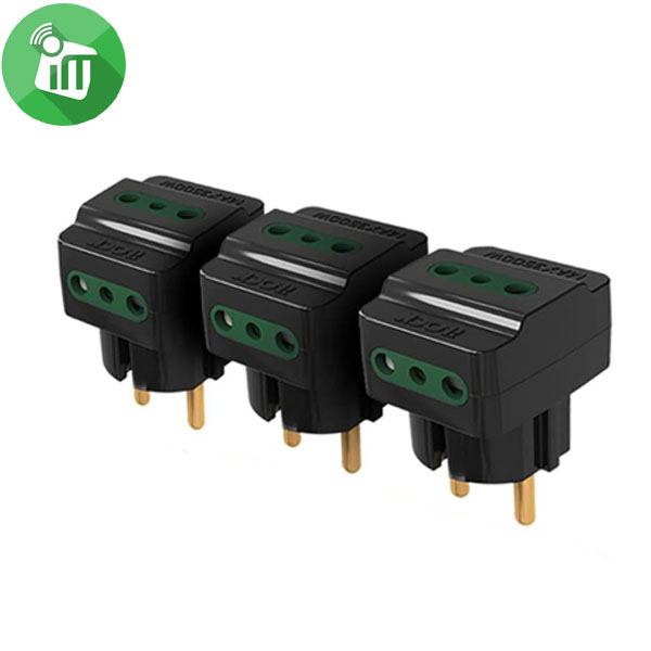 iLock Power 3-Way Wall Outlet Adapter 16A (Pack 3) - Image 2