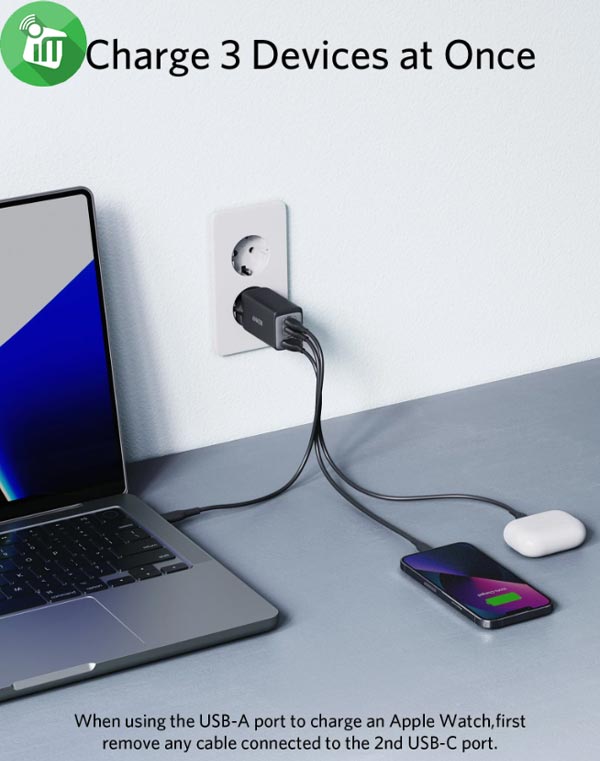Anker 735 Charger (Nano II 65W) Wall Charger (A2667)