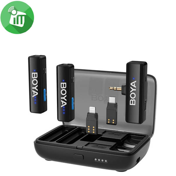 BOYA BOYALINK 2 All-in-one Design Wireless Microphone System