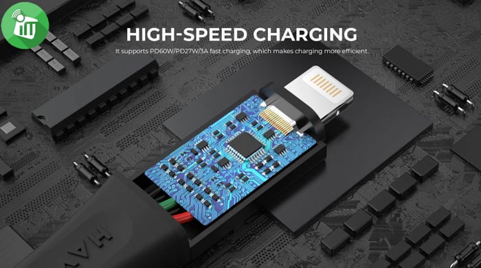 Havit CB6255 USB-C To Lightning Visual Cable PD 30W (1m)