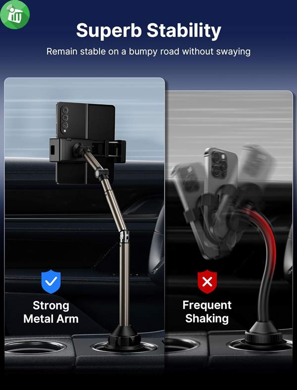 JSAUX SP0210A Car Cup Holder Tablets Mount