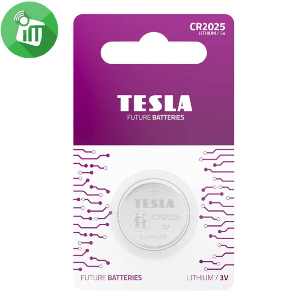 TESLA Lithium Button Battery CR2025 – 3V 1PCS