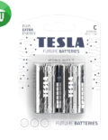 TESLA SILVER+ 2PCS Size C Alkaline Batteries 1.5V