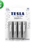 TESLA SILVER+ 4PCS AA Alkaline Batteries 1.5V