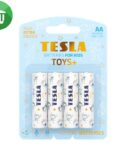 TESLA TOYS+ 4PCS AA Alkaline Batteries 1.5V