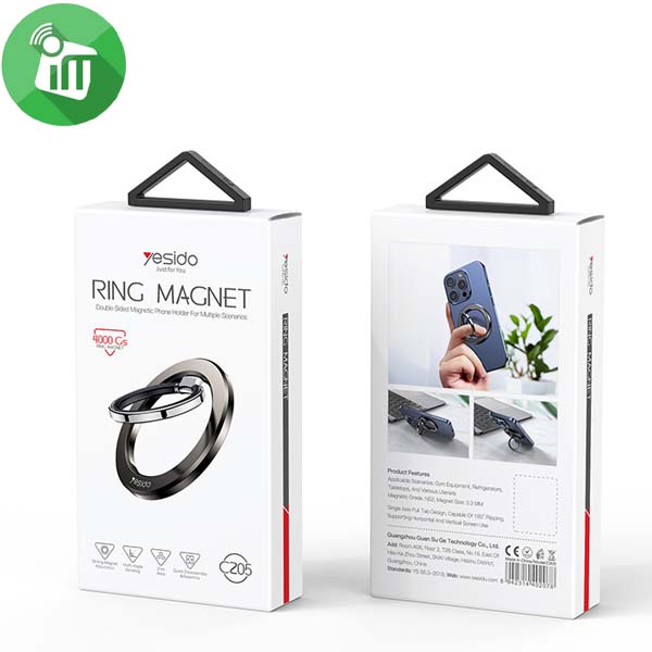 Yesido C205 Double Side Magnetic Ring Phone Holder - Image 2