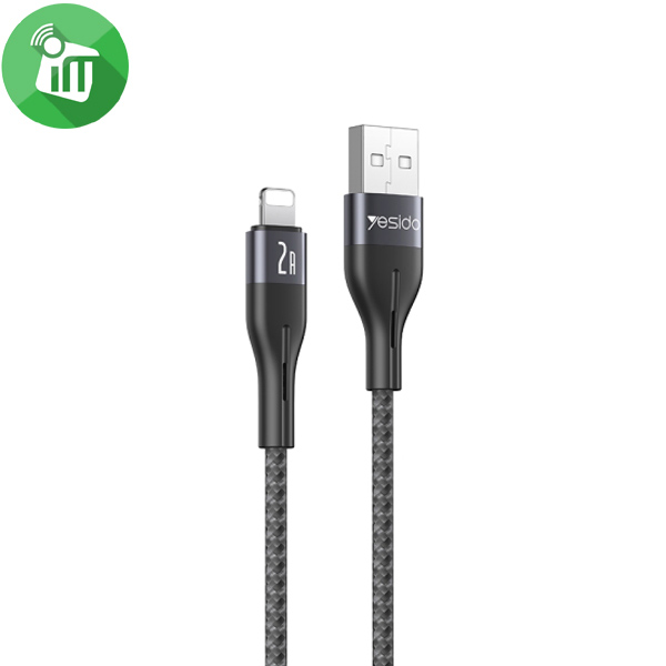Yesido CA121L Lightning to USB-A Braided Cable 2A (1m)