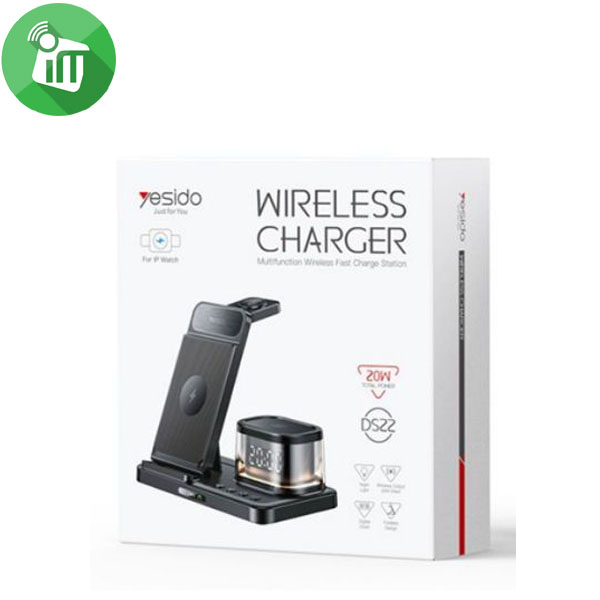 Yesido DS22 5 in 1 Multifunction Wireless Charge Station (iP) - Image 3