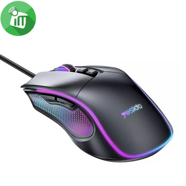 Yesido KB20 Wired Professional RGB Gaming Mouse 7200DPI