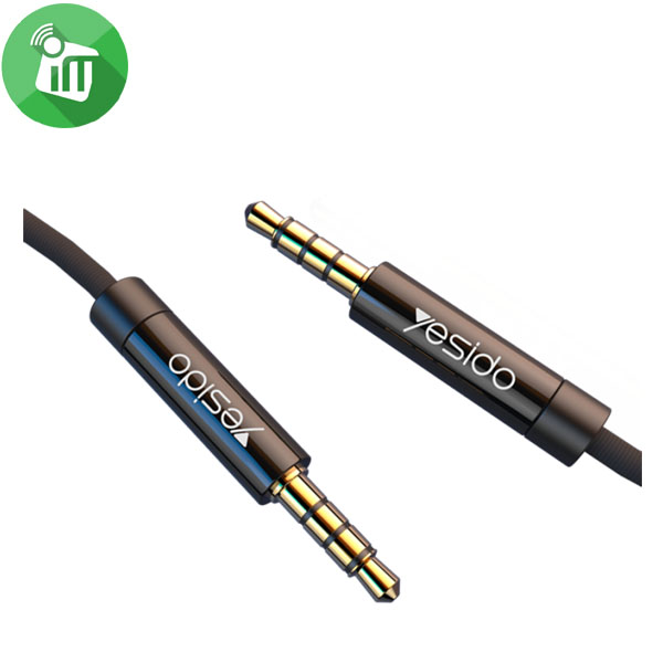 Yesido YAU14 AUX 3.5mm Male to Male Audio Cable (1M) - Image 2