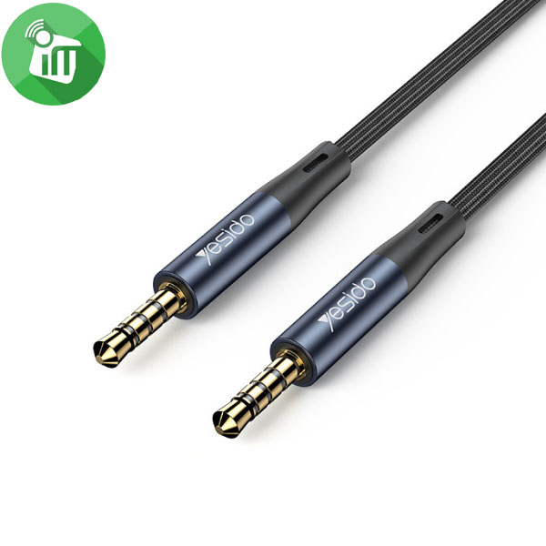 Yesido YAU43 Braided AUX 3.5mm Male to Male Audio Cable (1M)