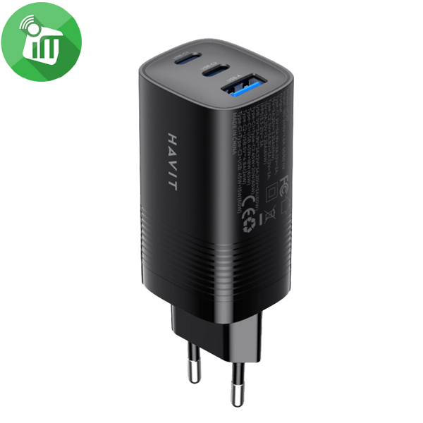 Havit UC20 GaN 67W 3-Port Travel Charger