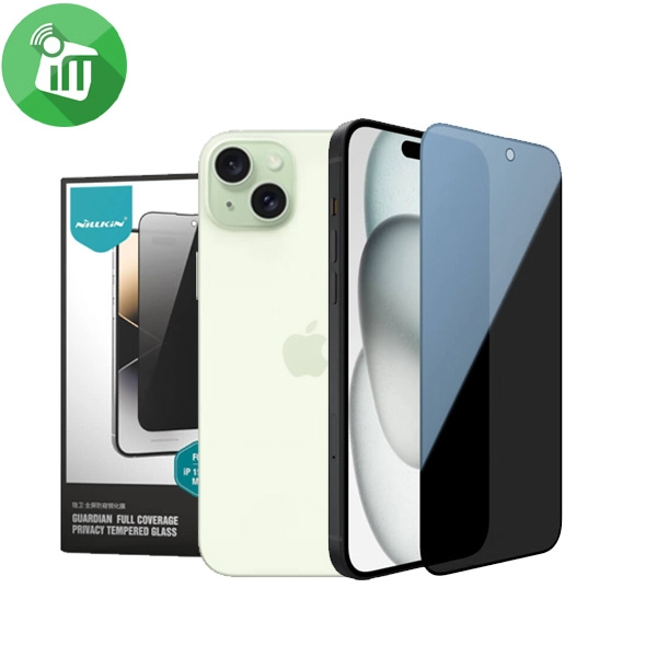 Nillkin Guardian Full Coverage Privacy Tempered Glass iPhone 15 15 Pr