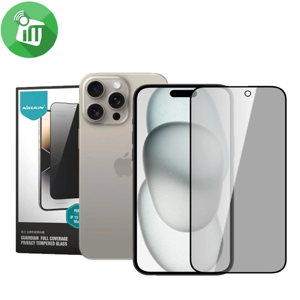 Nillkin Guardian Full Coverage Privacy Tempered Glass iPhone 15 Pro Max