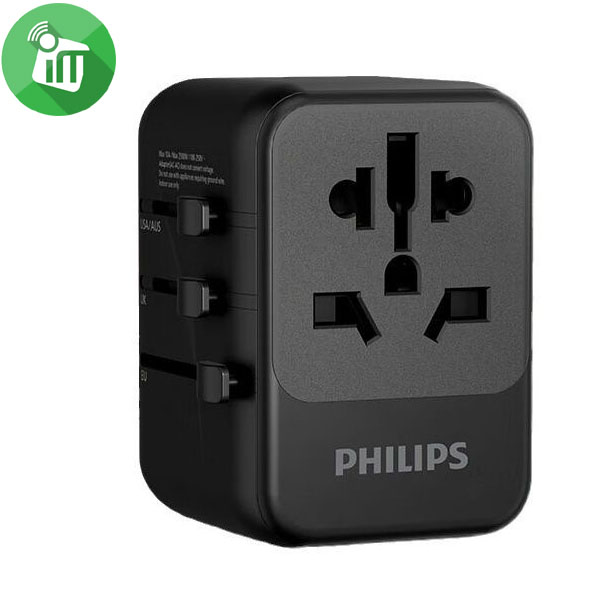 Philips SPB1005 PD 15W 3 ports + AC Travel Adapter