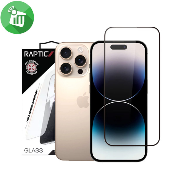 X-doria Raptic Glass Full Coverage Screen Protector iPhone 16 Pro