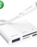 JSAUX CD0053 USB-C 4 in 1 OTG Card Reader