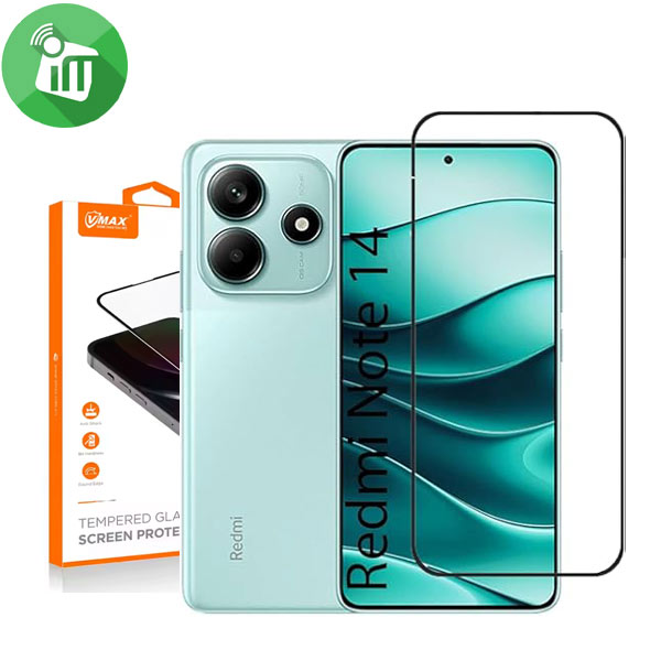 Vmax 2.5D Full Glue Full cover Glass Screen Xiaomi Redmi Note 14 4G