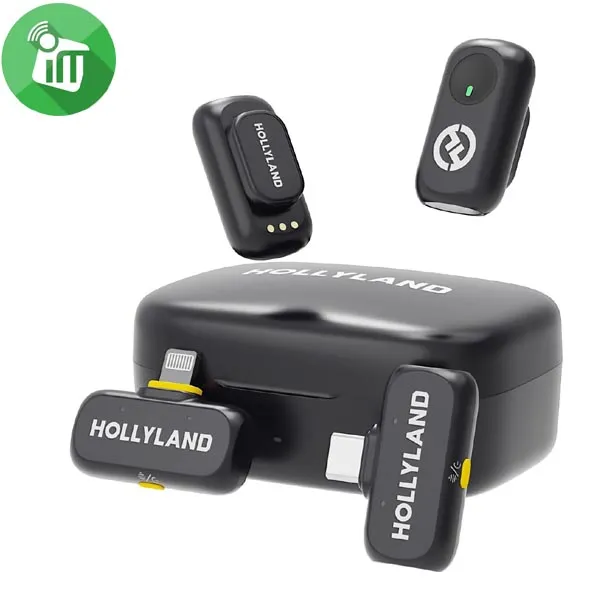 Hollyland Lark A1 Duo Combo Wireless Lavalier Microphone