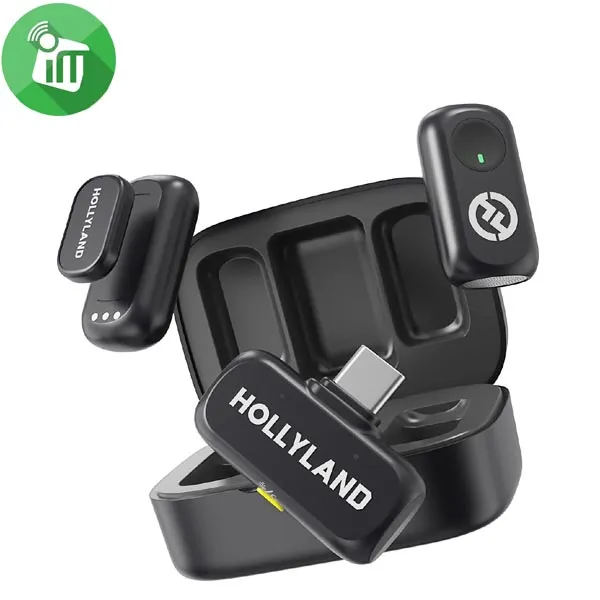 Hollyland Lark A1 Duo USB-C Wireless Lavalier Microphone