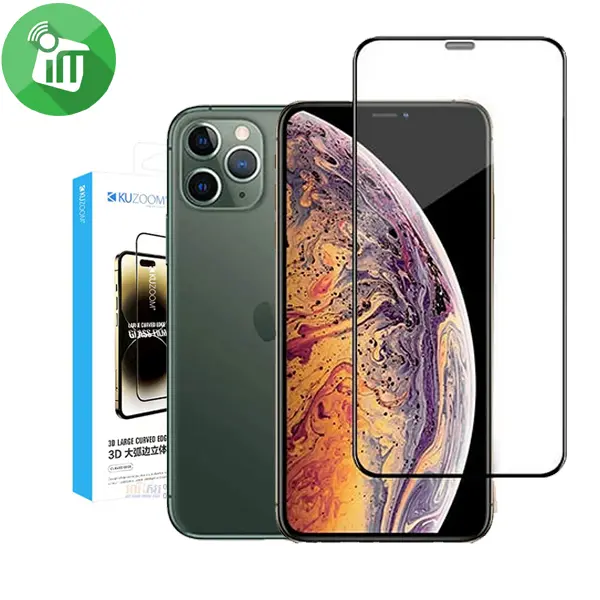 KuZoom 3D Large Curved Edge Glass Screen iPhone 11 Pro MaxXS Max