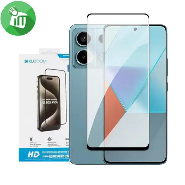 KuZoom 9D HD Full Cover Glass Screen Xiaomi Redmi Note 13 4G