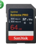 SanDisk Extreme PRO 64GB SD UHS-II Card For Camera 300MB/s