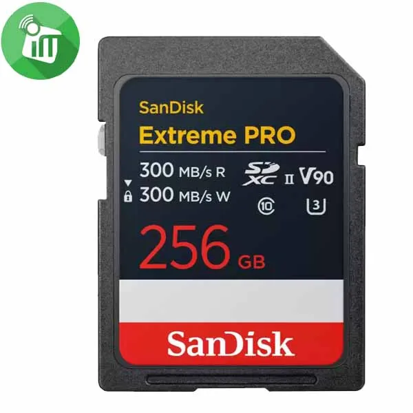 SanDisk Extreme PRO 256GB SD UHS-II Card For Camera 300MB/s