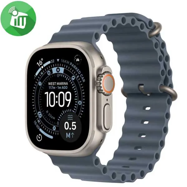 Apple Watch Ultra 3 GPS + Cellular Titanium Case with Ocean Band