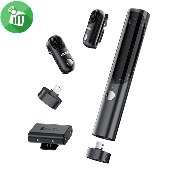BOYA Magic-02 AI-Powered Transformable Wireless Microphone