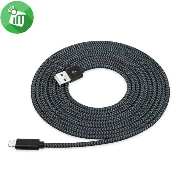 Lightning Connector to USB-A Nylon Braided Cable (3m/10ft)