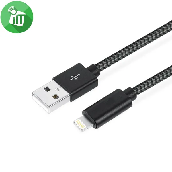 Lightning Connector to USB-A Nylon Braided Cable (3ft/0.9m) - Image 2