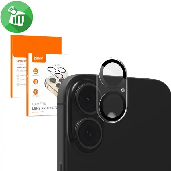 Vmax 3D Camera Lens Glass Screen For Back Camera iPhone 17
