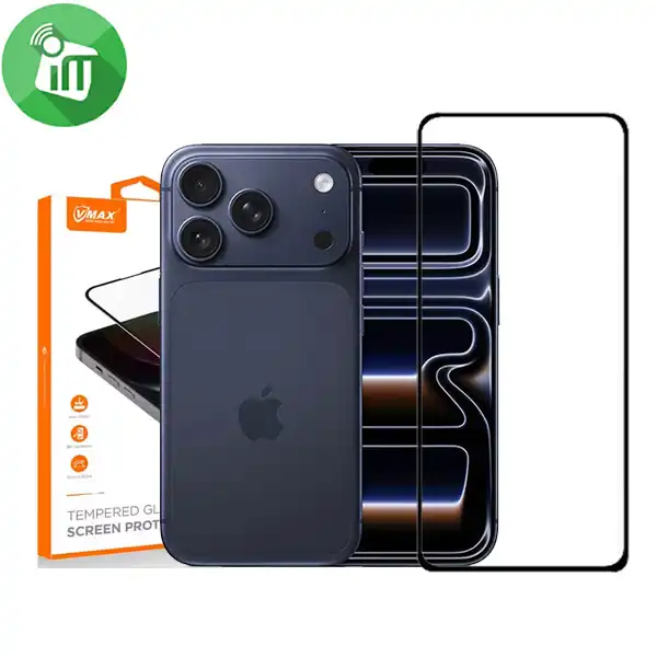 Vmax 2.5D Full Glue Full Cover Glass Screen iPhone 17 Pro Max